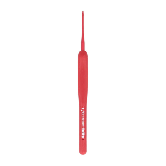 Tulip Etimo Red crochet hook soft-grip, from  1.80mm to 6.5 mm