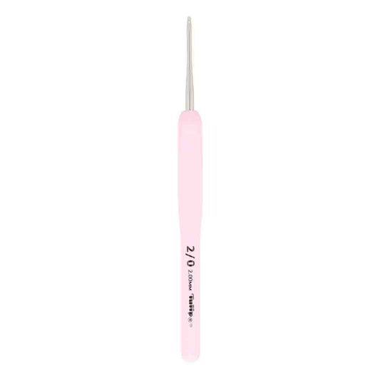 Tulip Etimo Rose crochet hook steel soft grip, sizes from 2.0 mm to 6.5 mm