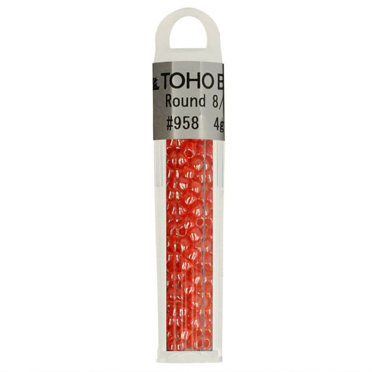 Toho Glass beads round 8-0 - 6x4g - 0958