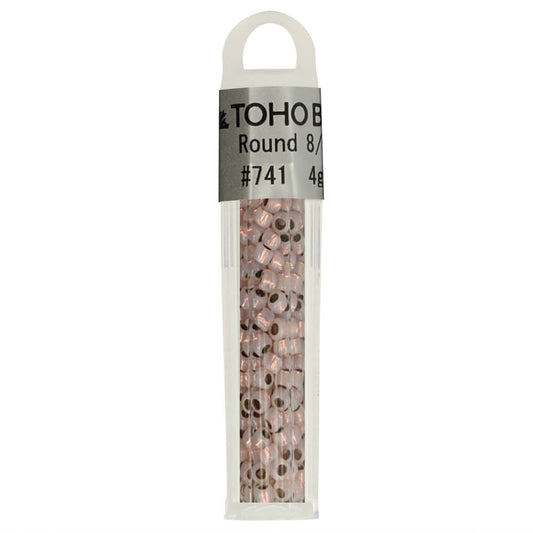 Toho Glass beads round 8-0 - 6x4g - 0741
