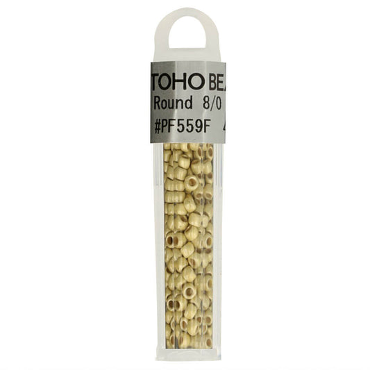 Toho Glass beads round 8-0 - 6x4g - PF559F