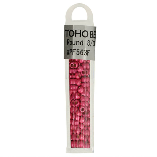 Toho Glass beads round 8-0 - 6x4g - PF563F